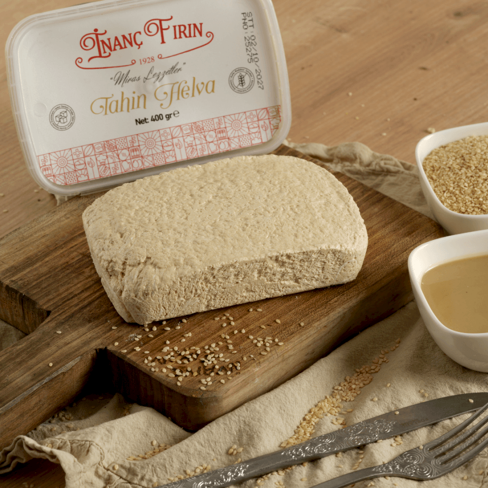 Şeker İlavesiz Sade Tahin Helvası 400gr